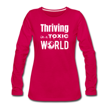 Women's Premium Long Sleeve T-Shirt - dark pink